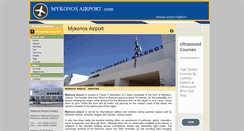 Desktop Screenshot of mykonos-airport.com